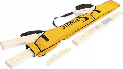 Çantë niveli Stabila Level Bag, 5 ndarje, 120 cm, e verdhë