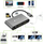 Docking station Techly IADAP USB31-DOCK3, USB-C 8 me 1, HDMI 4K, gri