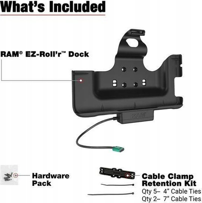 Док станица за таблет РАМ Маунтс RAM-HOL-SAM52CPU, за Самсунг Таб Актив Про, USB-C, црна