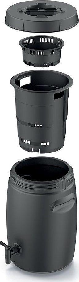 Kompostues për pleh ekologjik COMBIOLIQ, 25L, i zi