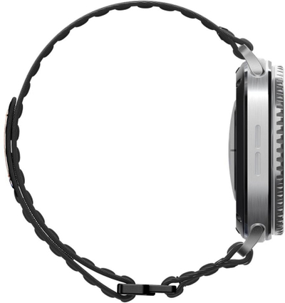 Rrip ore Spigen Fabric Band për Samsung Galaxy Watch 8, hook and loop, për 46mm 44mm 40mm, i zi