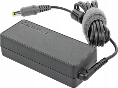 Adapter karikues Lenovo AC 65W, lidhje rrethore, i zi