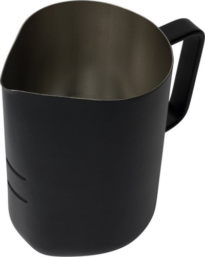 Kannë qumështi MiiR Milk Pitcher 12oz, çelik inox, e zezë