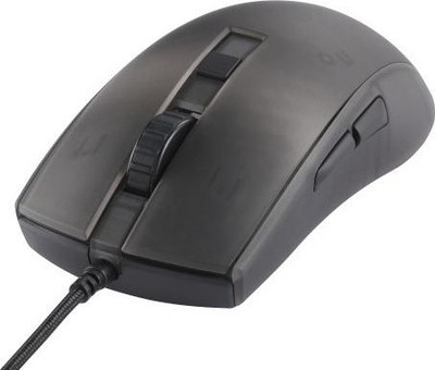 Гејминг глушец Deltaco Gaming DM310, 6200 DPI, 6 копчиња, црн проѕирен