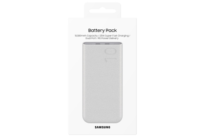 Powerbank Samsung EB P3400XU, 10000mAh, 25W Fast Charging, krem