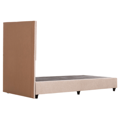 Krevet njësh MILO HM652.32, 90x200cm, material TEDDY, bezhë