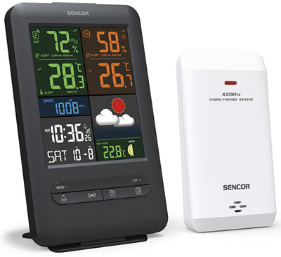 Sencor SWS 7300 Метеоролошка Станица, Црна