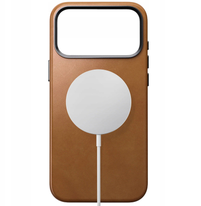 Mbrojtëse telefoni Nomad Traditional Leather Case për iPhone 17 Pro, lëkurë premium, MagSafe, ngjyrë kafe