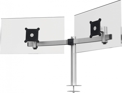 Mbajtëse tavoline për 2 monitorë Durable Pro 508623, 21"-27", deri 8 kg, argjendtë