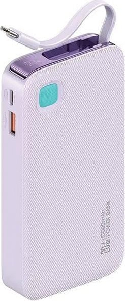 Karikues portativ Usams Us-CD224, 10000 mAh, PD 20W, me kabllo USB-C tërheqëse