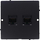 Prizë kompjuterike Simon Basic, RJ45 Double Cat 5e, e zezë mat