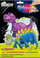 Set kreativ me karta gërvishtëse Depesche I Like Dinosaurs, me dinosaurë, shumëngjyrësh