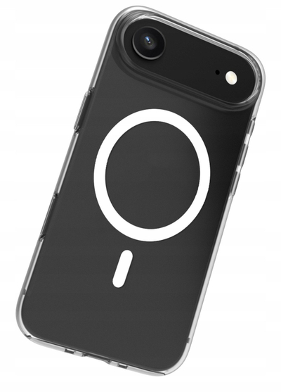 Mbështjellës Roobix Clarion MagSafe për iPhone 17 Air, TPU PC, transparent