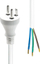 Kabllo rryme ProXtend Power Cord Denmark në fund t'hapur, 20m, 250V 16A, e bardhë