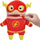 Плишана играчка Sorgenfresser The Flash, 29cm, повеќебојна