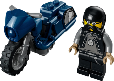 Set lodrash LEGO City Stuntz Long Road Motorbike 60331, 5 vjeç e lart, blu