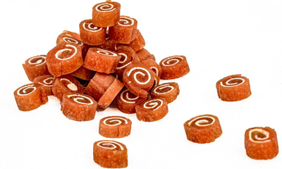 Shpërblim i butë për qentë Maced Soft Treat Sushi, lepur dhe peshk, 60g