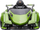 Makina elektrike për kalamaj Lamborghini GT HL528, me pult, drita LED, jeshile