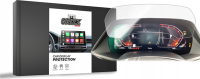 Folie qeramike ekrani GRIZZ për BMW 4 G22 Live Cockpit 12.3", 2020-2023, transparente