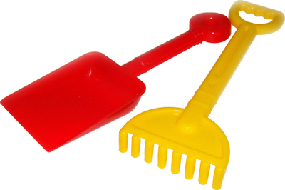 Lopat rëre lodër POLESIE 3522, plastik, 13 cm, shumëngjyrëshe
