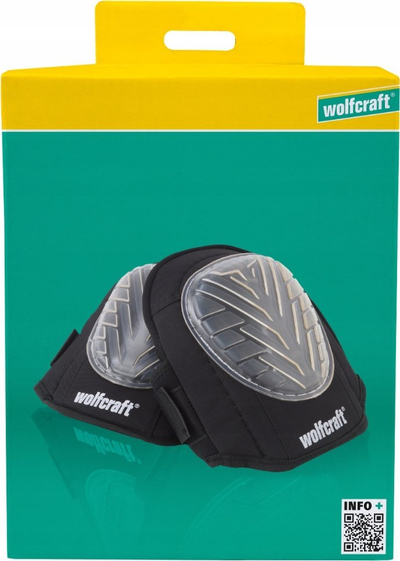 Jastëkë gjuri Wolfcraft 4972000, xhel, EN 14404, të zinj