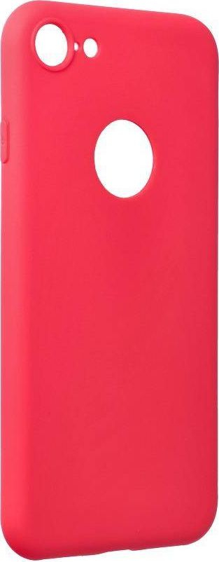 Këllëf telefoni Forcell Soft për iPhone 7, silikon, i kuq