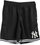 Pantallona të shkurtra për burra 47 Brand Court Grafton, New York Yankees, për sport, të zeza