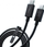 Kabllo karikimi 3MK USB C, 1m, Power Delivery, e zezë