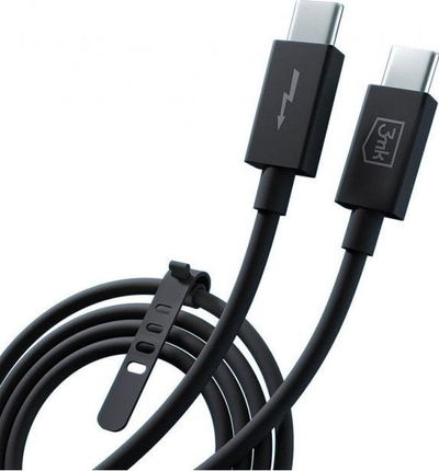 Kabllo karikimi 3MK USB C, 1m, Power Delivery, e zezë