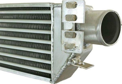 Intercooler TurboWorks VW Jetta Golf V VI GTI 2.0T, bërthamë 645x155x60mm, dalje 60mm, argjendtë