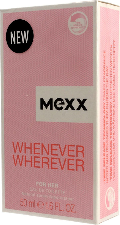 Eau de Toilette Mexx Whenever Wherever, 50 ml
