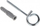 Grepa për luhatëse Hook For Swings, set 2 copë, çelik i galvanizuar, për mur dhe tavan