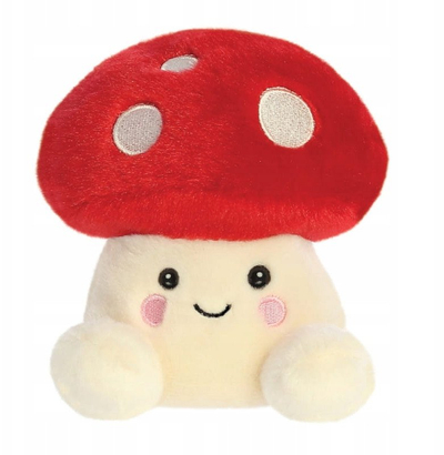 Lodër pelushi Pp Amanita Mushroom, 12 cm, kërpudhë dekorative, e kuqe