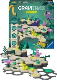 Set pistë mermeri Ravensburger GraviTrax Junior My Jungle, startues, temë xhungël, shumëngjyrësh