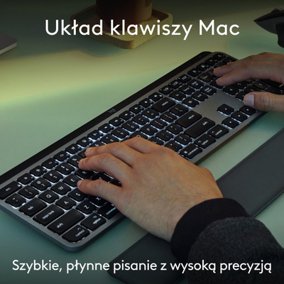 Set tastierë + maus Logitech MX Keys S (920-012845), bluetooth, US, i zi