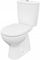Set WC Cersanit Arteco 685 Compact CleanOn, dalje vertikale, ulëse me mbyllje të butë, i bardhë