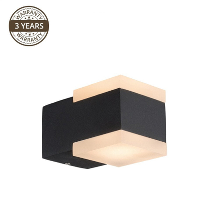 Aplike murale Domoletti ELED-632-2, 8W LED, IP54, gri