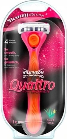 Brisk rroje Wilkinson Sword Quattro for Women, 4 tehe, 1 copë