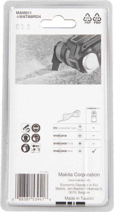 Teh multifunksional Makita B-66519, 68mm, diamant, i zi