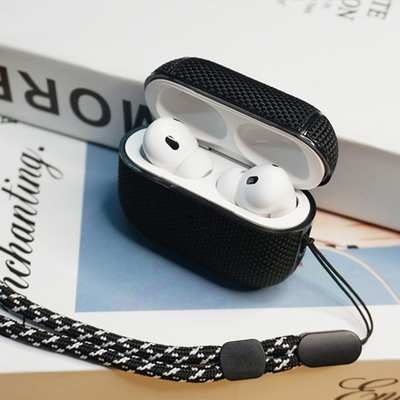 Mbulesë Beline për AirPods Pro 2, TPU i butë, me karabinë, ulli