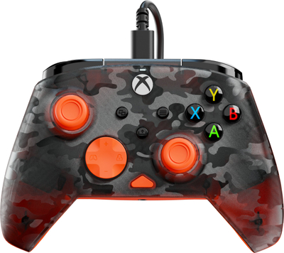 Kontrollues me kabllo PDP Rematch Core, ergonomik, për lojëra, i zi