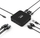 Stacion docking PORT CONNECT USB-C 10v1, 2x4K Display Port, 5x USB-A, USB-C 85W PD, Ethernet, SD