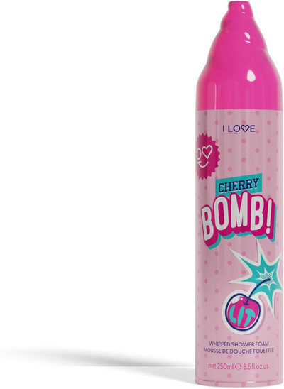 Shkumë dushi I LOVE Cherry Bomb, me erë qershie, 200 ml