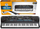 Sintetizator Adar HS-5411, 54 taste, me mikrofon, USB, i zi