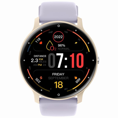 Orë e zgjuar Gravity GT1-8 PRO, ekran 1.39", Bluetooth 5.2, bezhë