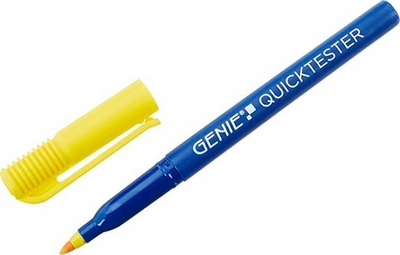 Stilolaps zbulues kartëmonedhash Genie Quick Tester 11794, për para fallco, portativ