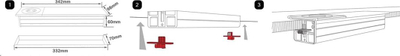 Prizë rrëshqitëse tavoline Spacetronik SPS-S27S, 2x220V, module USB dhe RJ45, argjendtë