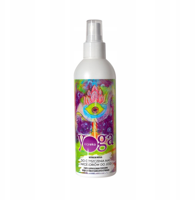 Spray pastrues joga Klareko Yoga, ekologjik, aromë livandë dhe agrume, i bardhë