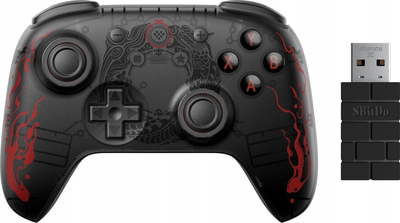 Контролер 8Bitdo Ultimate 2C Wireless, 1000Hz, за PC и Android, црн