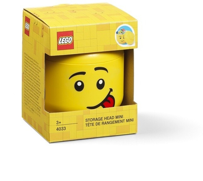 Kuti magazinimi LEGO Head - silly (mini), e verdhë